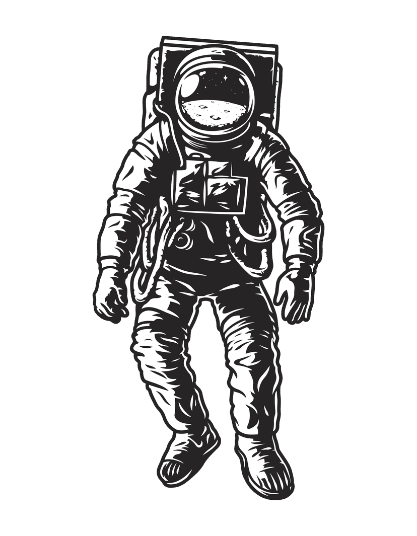 Floating astronaut